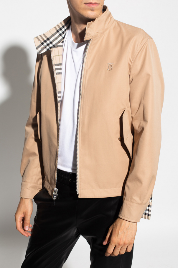 Burberry men's store reversible jacket